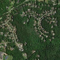 Satellite view of Brentwood Country Club