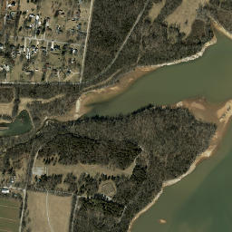 Pointed Side Acres Tennessee High Resolution Satellite Map