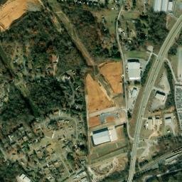 Spring Place Tennessee High Resolution Satellite Map