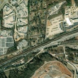 Caswell Tennessee High Resolution Satellite Map