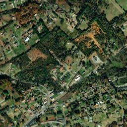 Sugar Forks Tennessee High Resolution Satellite Map