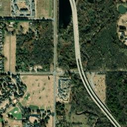 12002 East 101st Street Broken Arrow OK High Resolution Satellite Map