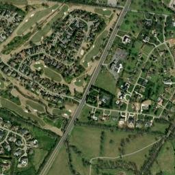 Brentwood Station Tennessee High Resolution Satellite Map