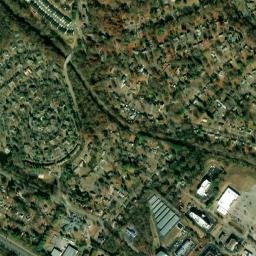 Black Oak Tennessee High Resolution Satellite Map