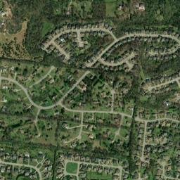In-A-Vale-Estates Tennessee High Resolution Satellite Map