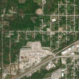 119 South Burnett Street Sapulpa OK High Resolution Satellite Map