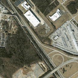 Jefferson Pike Tennessee High Resolution Satellite Map