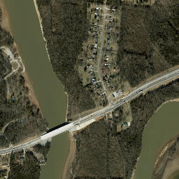 Harbor Isles Tennessee High Resolution Satellite Map