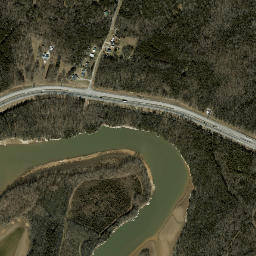 Jefferson Springs Tennessee High Resolution Satellite Map