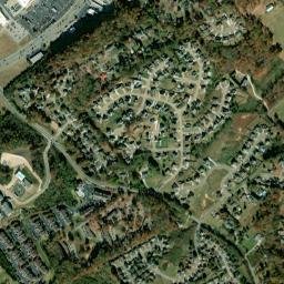 Cherokee Ridge Tennessee High Resolution Satellite Map