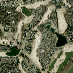 Bermuda Run map(satellite map)