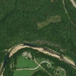 Buffalo National River County Road 281 Saint Joe AR High Resolution Satellite Map