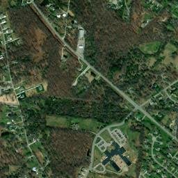 Hallview Meadows Tennessee High Resolution Satellite Map
