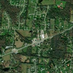 Oak Tree Tennessee High Resolution Satellite Map