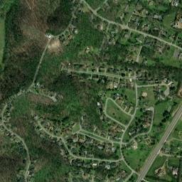 Brentwood Hills Tennessee High Resolution Satellite Map