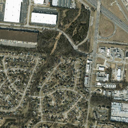 Stone Ridge Tennessee High Resolution Satellite Map