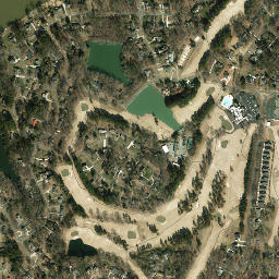 Forest Oaks map(satellite map)