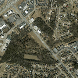 Loafers Corner Tennessee High Resolution Satellite Map