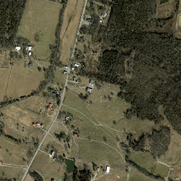 Cainsville Tennessee High Resolution Satellite Map