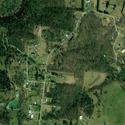 Caney Forks Tennessee High Resolution Satellite Map