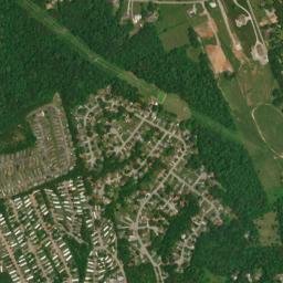 Wexford Downs Tennessee High Resolution Satellite Map