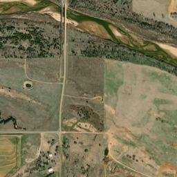 County Road N2830 Dover OK High Resolution Satellite Map