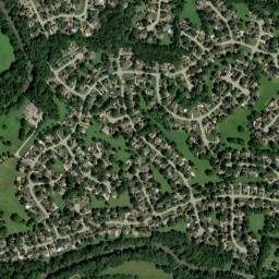 Cottonwood Estates Tennessee High Resolution Satellite Map