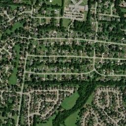 Walnut Acres Tennessee High Resolution Satellite Map