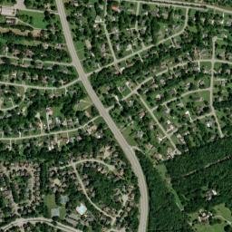 Hillsboro Acres Tennessee High Resolution Satellite Map