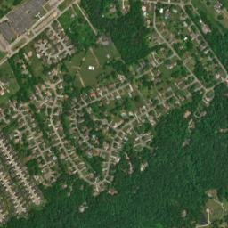 Golden Meadows Tennessee High Resolution Satellite Map