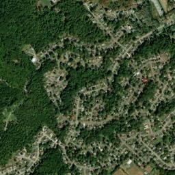 Hidden Hills Tennessee High Resolution Satellite Map