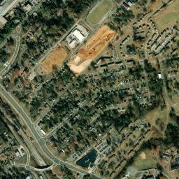 West Knoxville Tennessee High Resolution Satellite Map