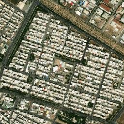 Hashtgerd map(satellite map)