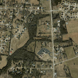 Juniper Acres Tennessee High Resolution Satellite Map