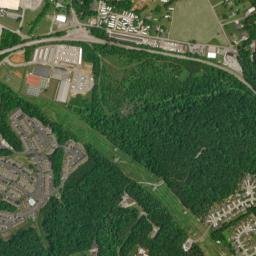 Oak Grove Heights Tennessee High Resolution Satellite Map