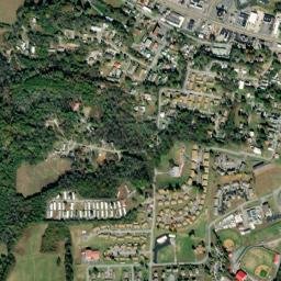 Jaybird Tennessee High Resolution Satellite Map