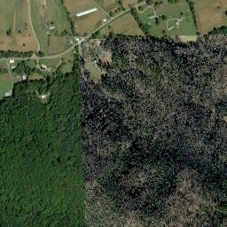 Houston Valley Tennessee High Resolution Satellite Map