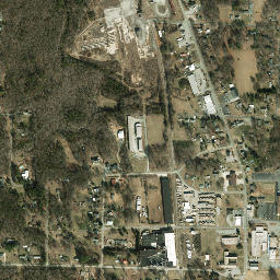 Pleasant Garden map(satellite map)