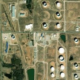 665-669 East Eseco Road, Cushing, OK High Resolution Satellite Map