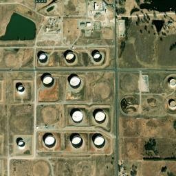 2300-2398 South Linwood Avenue, Cushing High Resolution Satellite Map