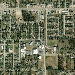 Glenpool map(satellite map)