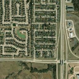 14608 Jordan Court Glenpool OK 74033 High Resolution Satellite Map