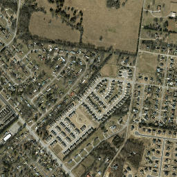 Pioneer Estates Tennessee High Resolution Satellite Map