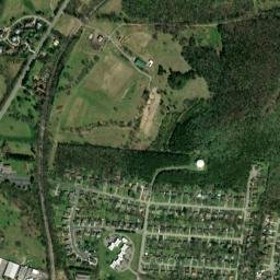 Hill Estates Tennessee High Resolution Satellite Map