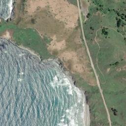 Gorda California High Resolution Satellite Map