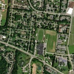 Westfield Estates Tennessee High Resolution Satellite Map