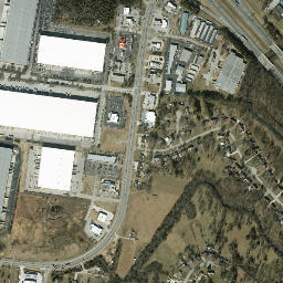 Quail Ridge Tennessee High Resolution Satellite Map