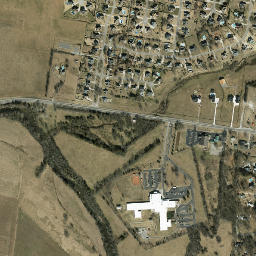 Delay Estates Tennessee High Resolution Satellite Map