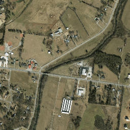 Lofton Tennessee High Resolution Satellite Map