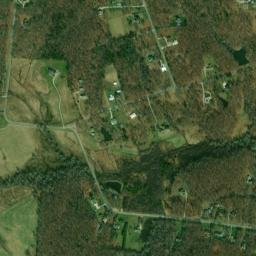 Obed River Estates Tennessee High Resolution Satellite Map